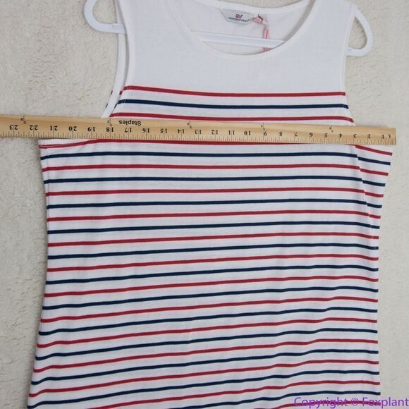 NEW Vineyard Vines 100% cotton Striped NANTUCKET Shift DRESS, L - Picture 9 of 16